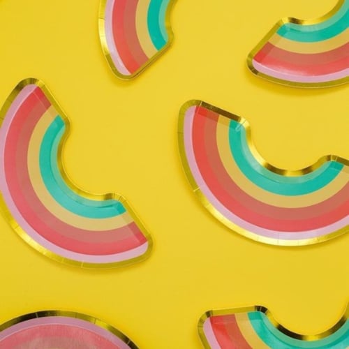أدوات المائدة قوس قزح | Rainbow Tableware