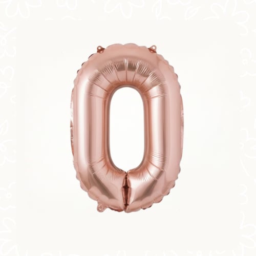 بالونات هيليوم أحرف روزجولد