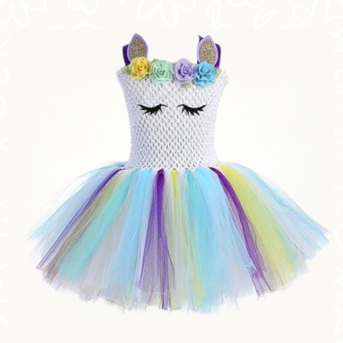 Unicorn light Blue Dress | فستان سماوي يونيكورن