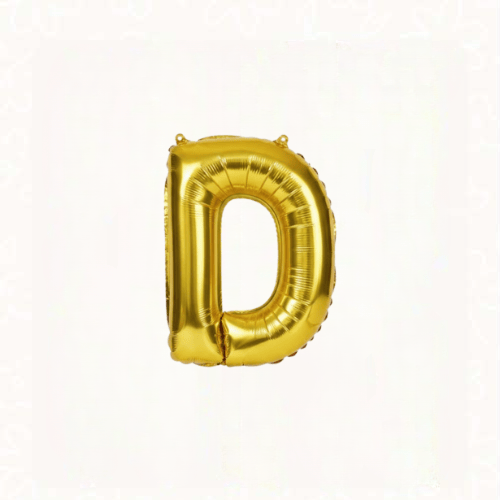 بالونات حروف ذهبية | Gold Letter Balloons