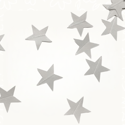 بانر النجوم فضي | Stars Banner Sliver