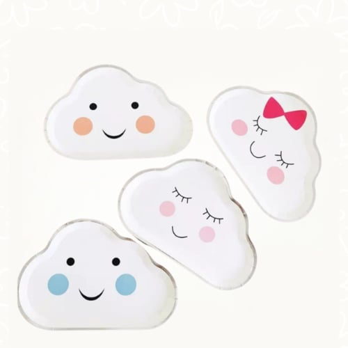 صحون سحاب | Plates Clouds Shape