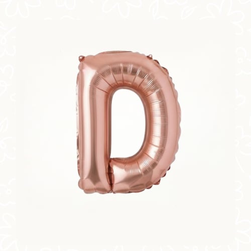 بالونات هيليوم أحرف روزجولد
