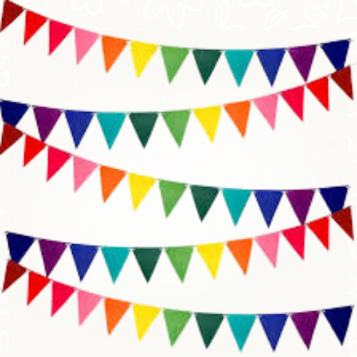 بانر الألوان | Colorful flag