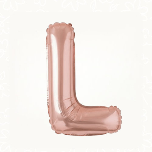 بالونات هيليوم أحرف روزجولد