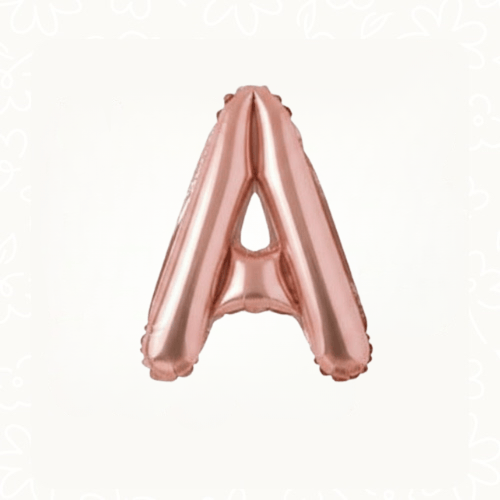 بالونات هيليوم أحرف روزجولد