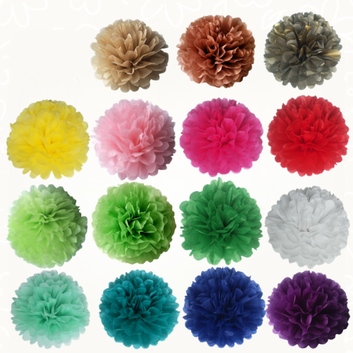 ورق زينة بوم بوم | paper pom pom