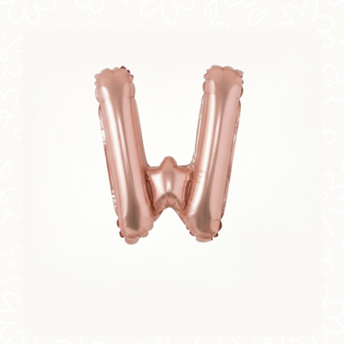 بالونات هيليوم أحرف روزجولد