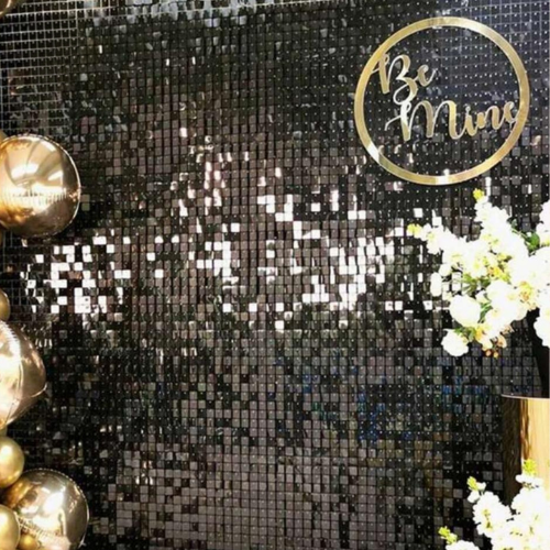 ستارة خلفية باللون الأسود الامع