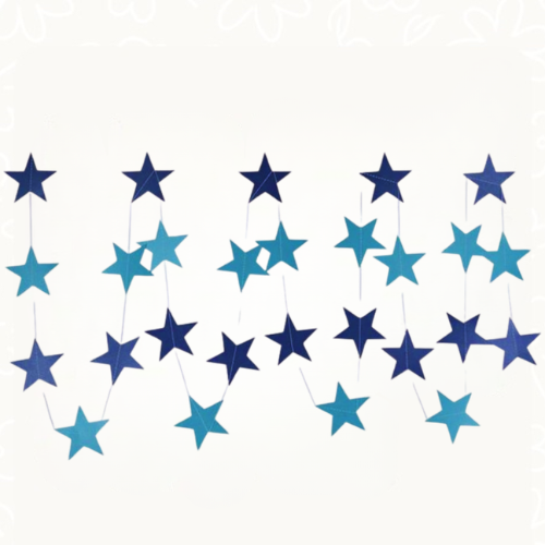 بانر النجوم أزرق | Stars Banner Blue