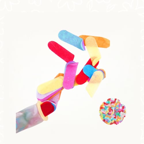 بالونات شفافة ملونة