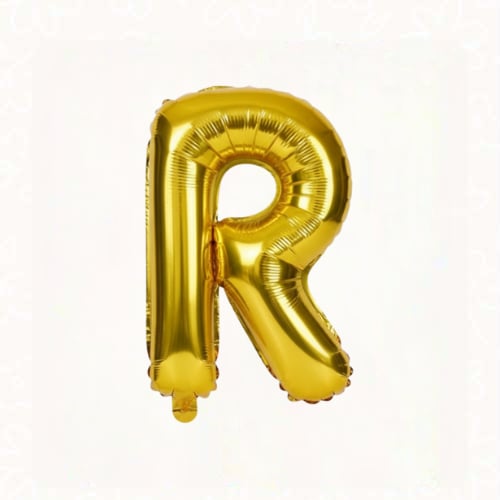 بالونات حروف ذهبية | Gold Letter Balloons