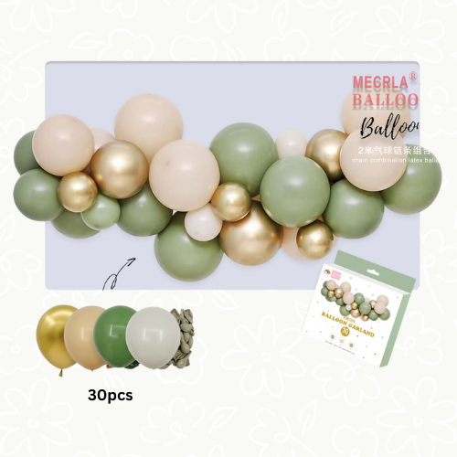 قوس بالونات أخضر | Green Balloon Arch