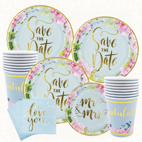 Bride To Be Tableware | أدوات مائدة العروس