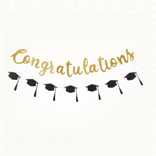 بانر قبعة التخرج