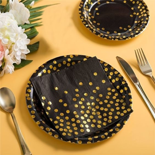 أدوات المائدة نقط (25شخص) | Dotted Tableware