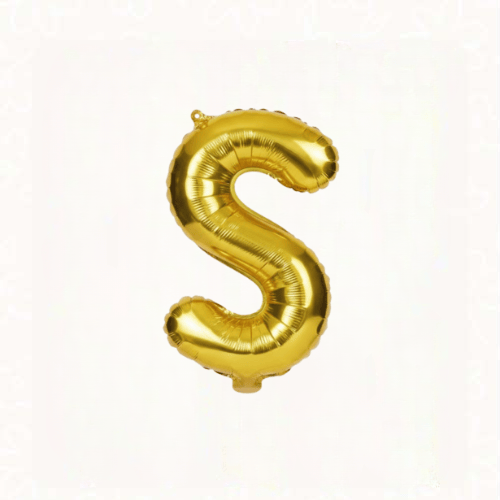 بالونات حروف ذهبية | Gold Letter Balloons