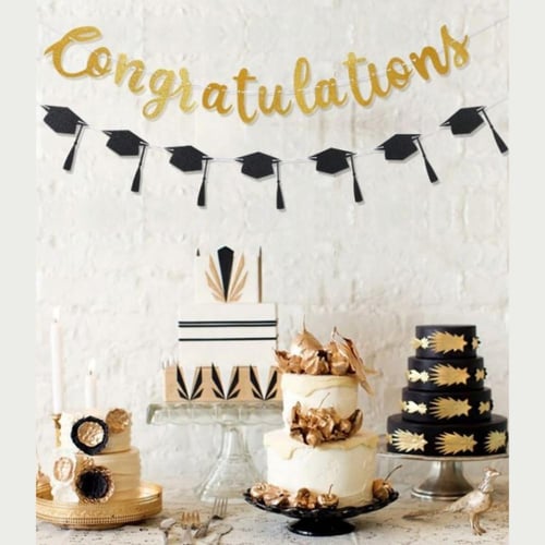 بانر قبعة التخرج