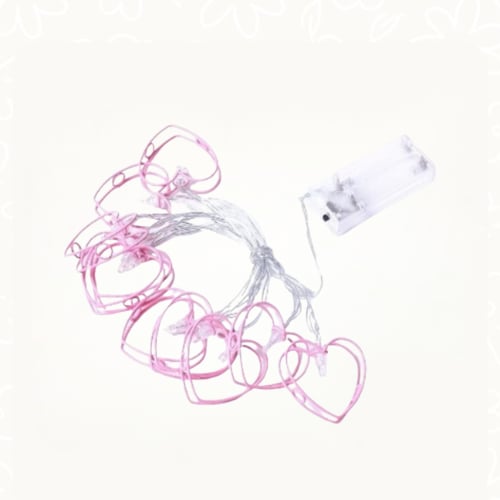 إضاءة قلب | led heart battery lights