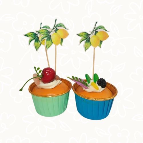 تغريسة كيك – ثيم ليمون | Lemon Cake Topper