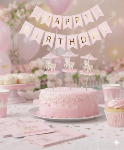 تغريسة كاروسيل – Carousel Cake Topper