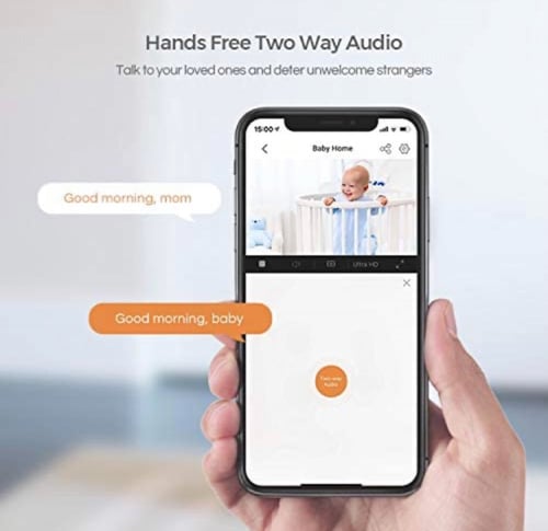 كاميرا المراقبة الدوارة/المائلة C6N من ايزفايز، فل...