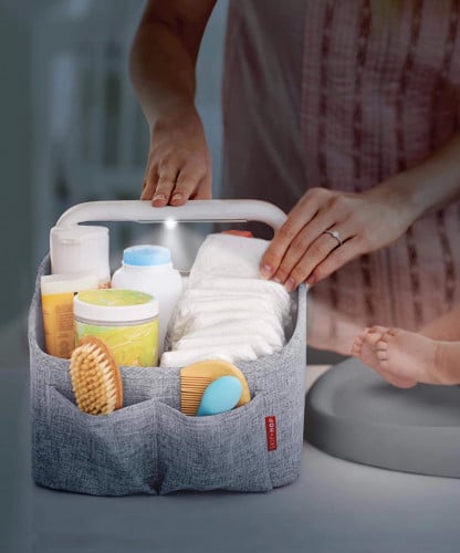 سكيب هوب سلة تنظيم مضيئة | رمادي