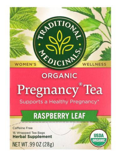 شاي Organic Pregnancy بأوراق توت العليق، خالٍ من ا...