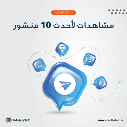 مشاهدات لأحدث 10 منشورات