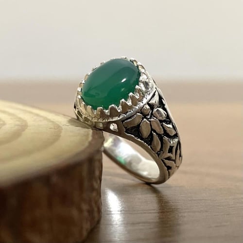 خاتم اطفال بحجر عقيق خرساني