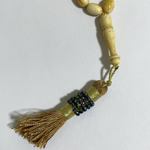 سبحة تراب كهرمان 33 تسبيحه