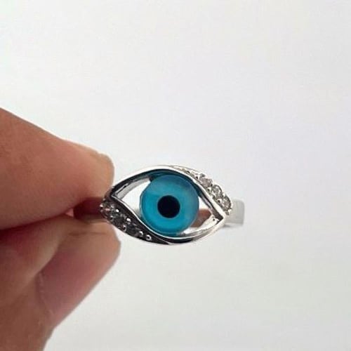 طقم فضة نسائي 4 قطع ناعم مرصع زركون