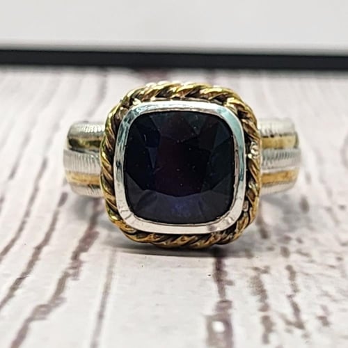 خاتم فضة رجالي بحجر زفير أفريقي