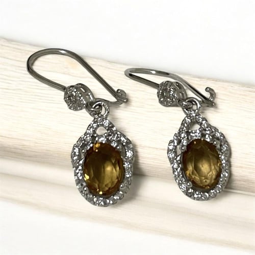 طقم فضة نسائي 3 قطع بحجر سلطنايت متغير الالوان مرص...