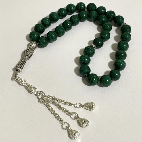 سبحة ملاكايت طبيعي 33 تسبيحه