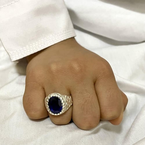 خاتم اطفال بحجر زفير تايلندي