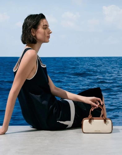 Sammie Bag - Sammie Canvas Knotted-Handle Elongate...