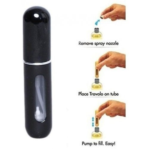 بخاخ العطور للجيب والشنطة 5مل (اسود)