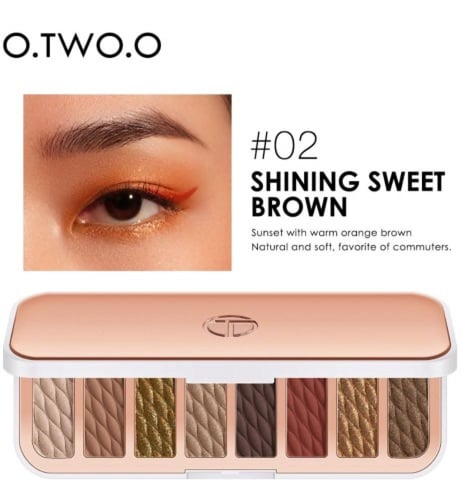 باليت ظلال العيون الذهبية الفاخرة من أو تو او 8 أل...