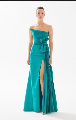 green Evening dress