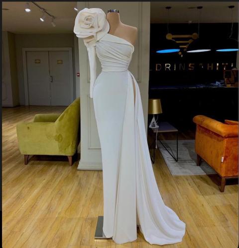 white Evening dress