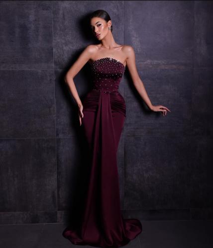 فستان عودي Evening dress