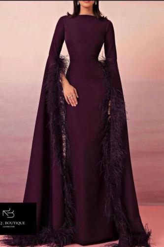 2025 Orange Evening dress