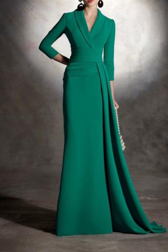 green Evening dress