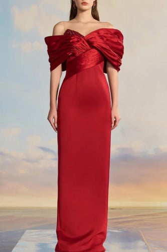 Red Evening dress