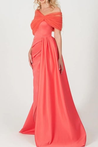فستان اورنج Evening dress