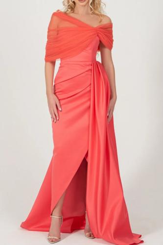 فستان اورنج Evening dress