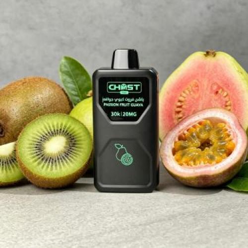 جهاز سحبة قوست 30000 موشه نكهة باشن فروت كيوي جوافه Ghost Vapes 30k