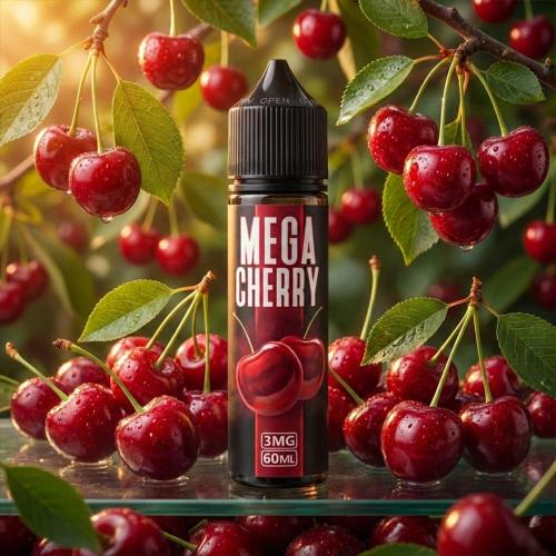 نكهة ميجا كرز فيب 60ML اللذيذه ميقا شيري من جراند MEGA CHERRY 3MG
