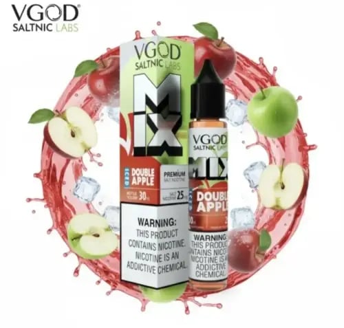 نكهة فيقود ميكس تفاحتين ايس سولت جديد فيقود VGOD MIX DOUBLE APPLE ICED